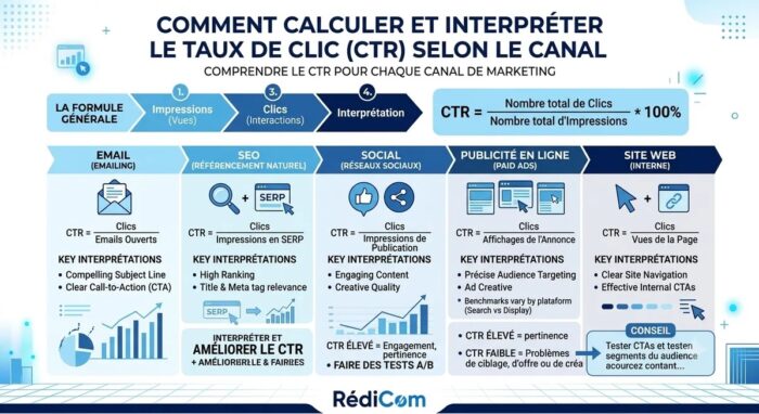 infographie CTR calculs et interprétation